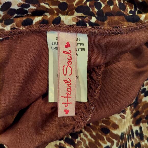 Vtg 90s Y2K Babydoll Tank Top Heart Soul Chiffon‎ Going Out Boho Fairy Safari - Picture 6 of 7